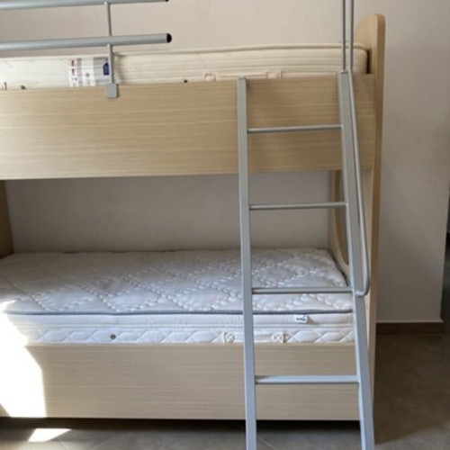 Bunk bed with 2 mattresses, one SATO brand