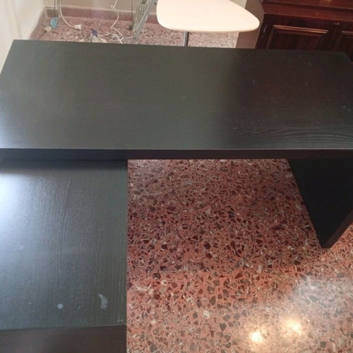 IKEA desk with extension used with two marks