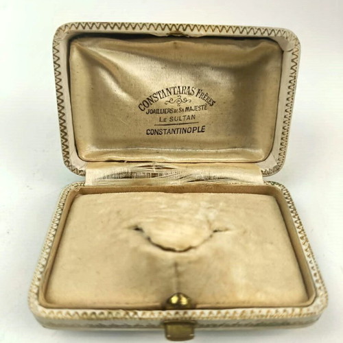 Constantaras Frères Antique Jewelry Box used, Ottoman period, Constantinople