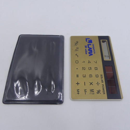 Vintage Slim Solar Calculator used, retro design