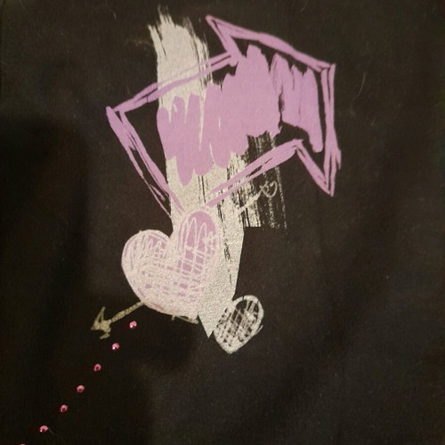 Black Teenager T-shirt Like New