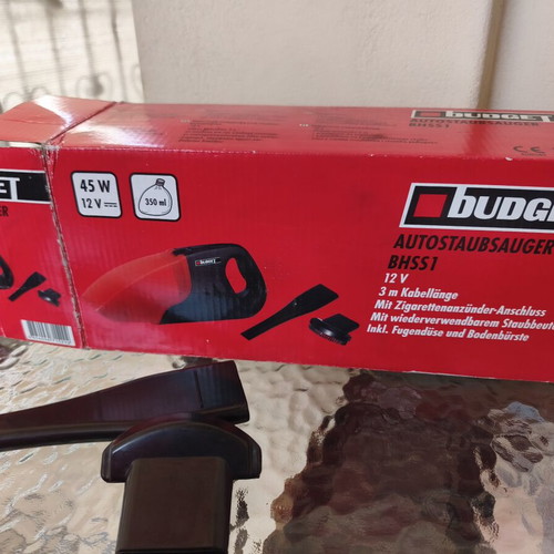 Car Vacuum Cleaner 12V Budget like new, 45W