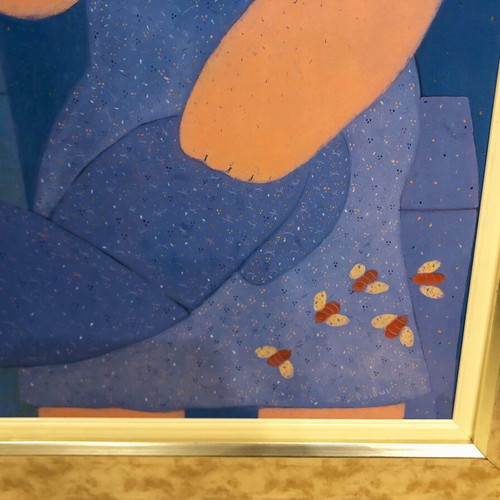 Faidon Patrikalakis art print in frame like new 90x90 cm