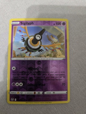 Sigilyph Pokemon card new