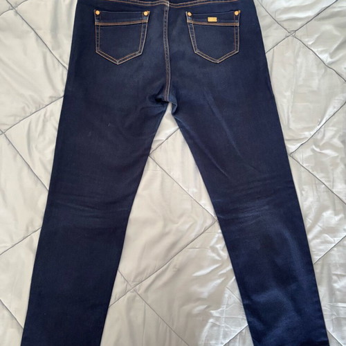 Jeans pants blue dark, size Large to XL, like new