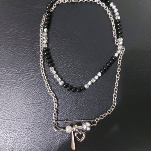 Necklaces new, set of 2 silver