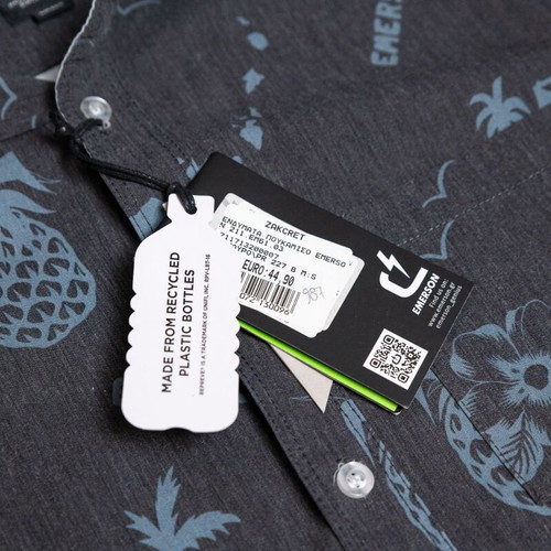 Emerson Grey Floral Short-Sleeve Shirt like new, size S