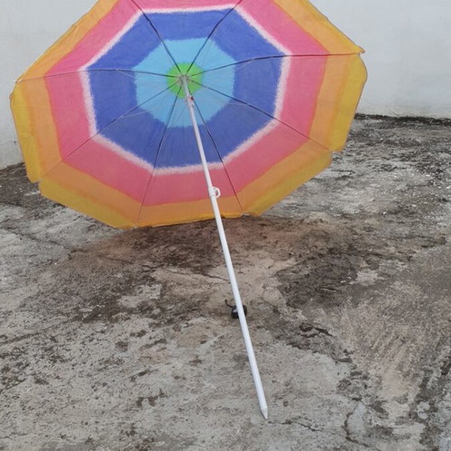 Beach umbrella new, diameter 1.35m