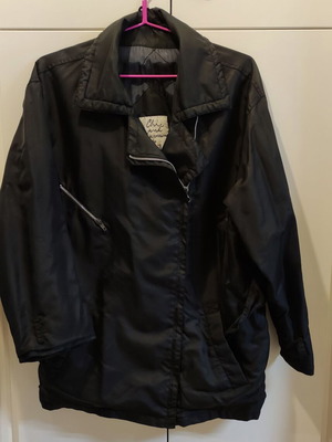 Lussile quilted coat used, black, size XL