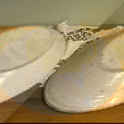 Αντικέ κεραμικό πιάτο από την Απουλία τέλους 19ου αιώνα μεταχειρισμένο