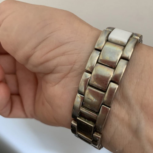 Armitron women's watch with two-tone metal bracelet, like new