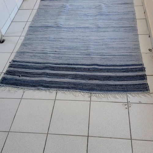 Rag rug slightly used 1.40x2.10