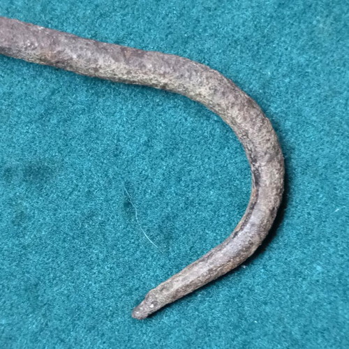 Vintage hook used, length 14.5cm