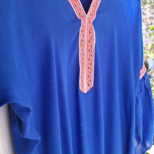 Kaftan blue knee-length like new by Achilleas Accessories