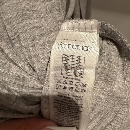Kimono Yamamay gray with lace details, like new, size M/L