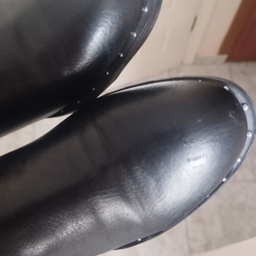 Bershka ankle boots size 39, black