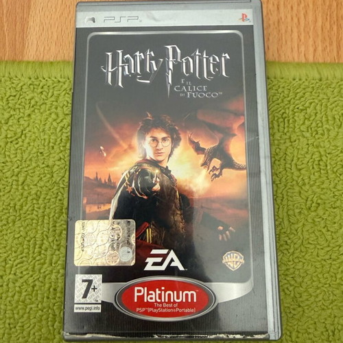 Harry Potter and the Goblet of Fire PSP game used, Italian cover