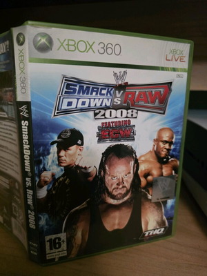 WWE Smackdown vs Raw 2008 Xbox 360 like new