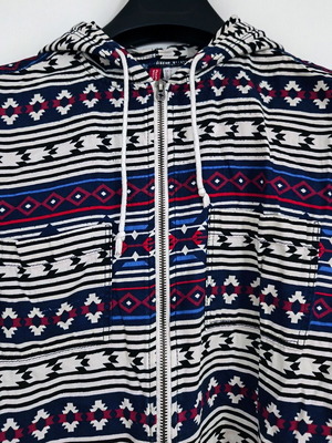 H&M Flannel Zip-up Hoodie like new, women's size S 36