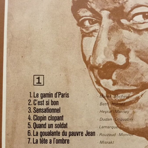 Yves Montand vinyl record used
