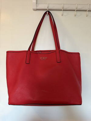 Guess handbag new with small bag inside, red