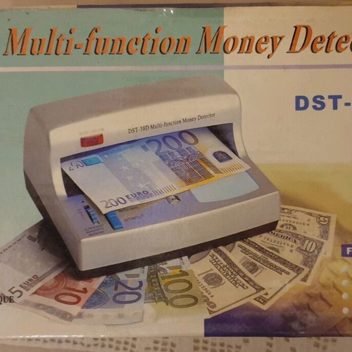 Money detector used, DST-38D model, sound needs repair