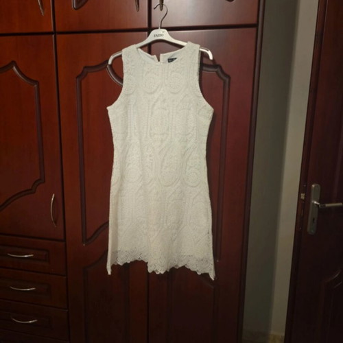 Shein white summer dress, size S