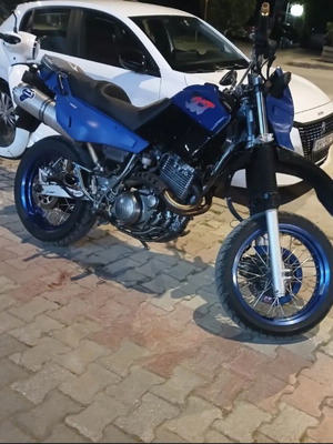 Yamaha XT 600E Super Motard motorcycle used, 600 cc, 1997, blue