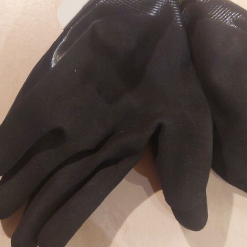 Over Tech gloves nylon and spandex with dark blue nitrile coating size 9 new