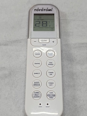 Toyotomi RG36A remote control used