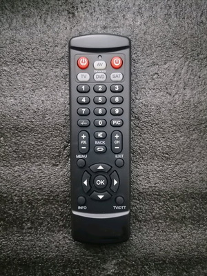 Remote control for DVD, decoder, Hi-Fi, amplifier, video, SAT new