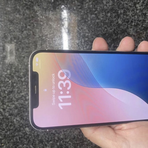 iPhone 12 Pro Max with metal case