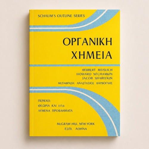 Organic Chemistry Schaum’s Outline book like new, Greek