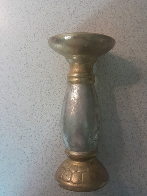 Ceramic candlestick 17cm new