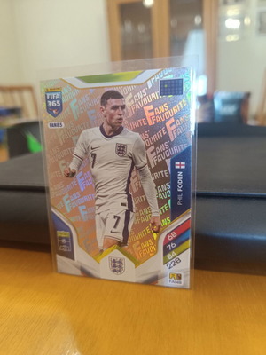 Adrenalyn Phil Foden Fans Favourite football card England