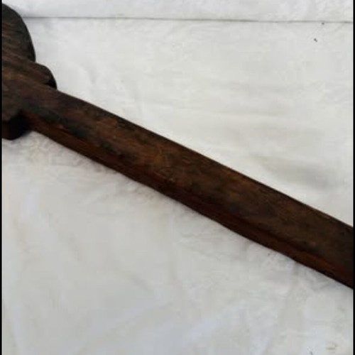 Antique handmade Cypriot tool used, 53x26x18cm