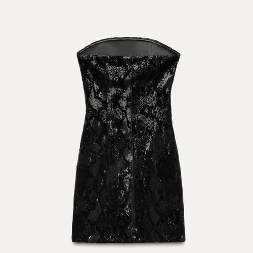 Zara black sequin dress like new, size S/M - 20,00 - Vendora.cy Zara black sequin dress like new, size S/M - 20,00 - Vendora.cy