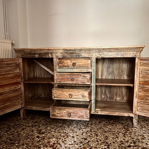 Handmade buffet rustic style solid wood new