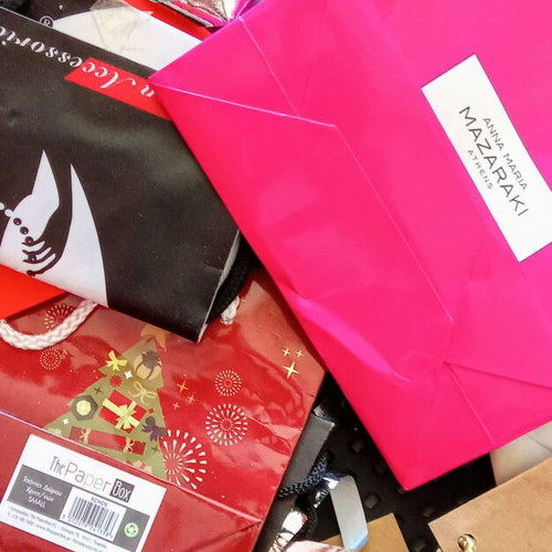 Collection of women's gift bags used, pack of 20 mini and medium size
