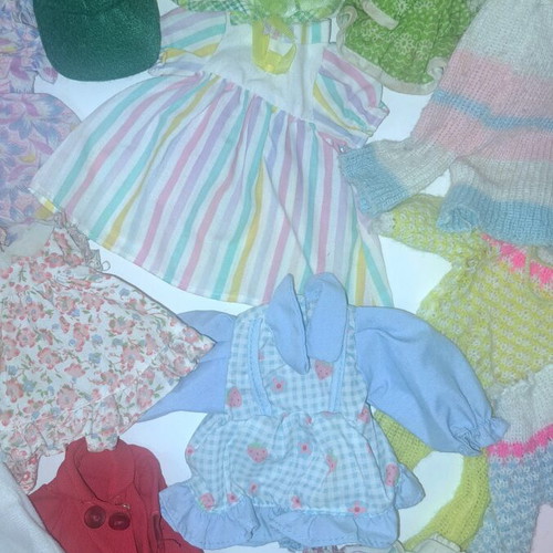 Vintage doll clothes used, large pack for various dolls