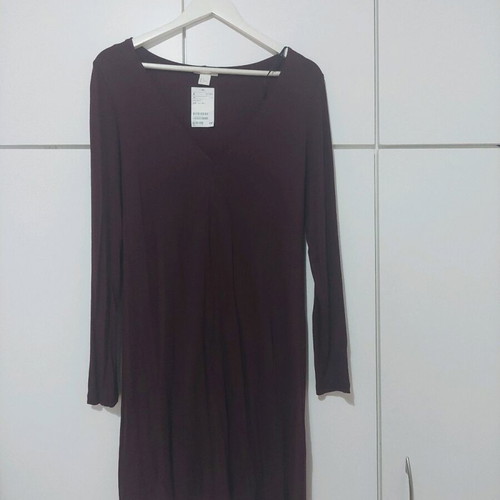 Bordeaux Dress H&M New With Tag Size M