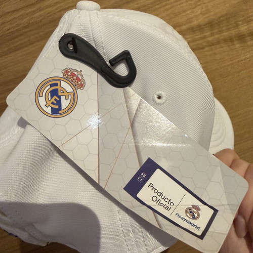 Real Madrid white cap, official product