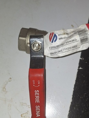 Arco Serie SENA 1" Ball Valve with Male Nipple New