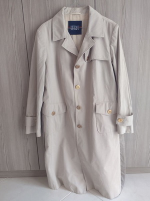 Itene women's beige trench coat like new, size 46