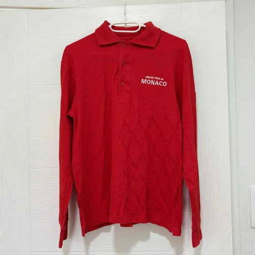 Grand Prix Monaco 07 Ferrari Top Marlboro Automobile Club De Monaco Badge long sleeve shirt used