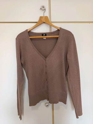 H&M beige long-sleeve cardigan like new