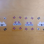 Playing Cards from Norway used, set of two transparent decks