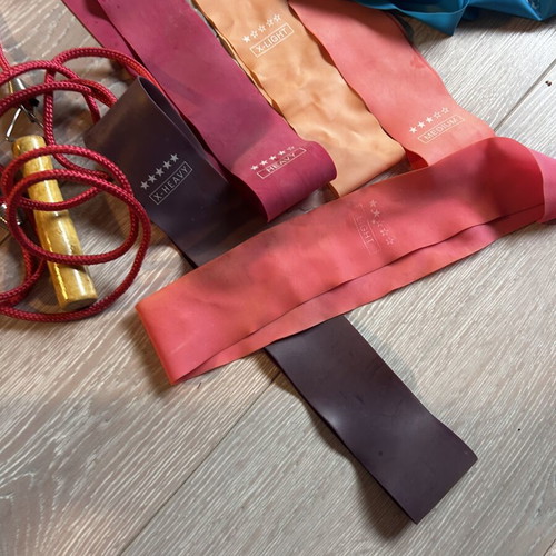 Resistance Bands and Jump Rope Workout Set like new