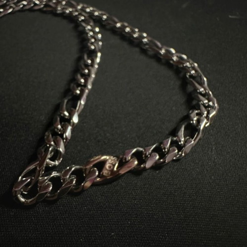 Boss Figaro chain necklace, silver