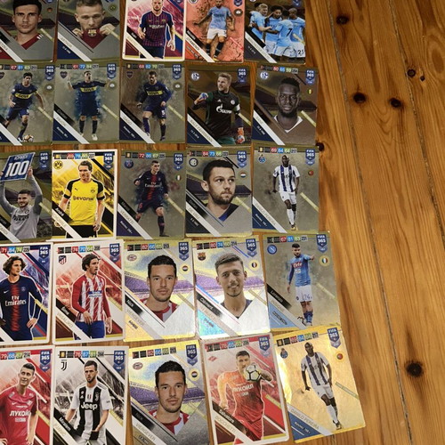 Panini Adrenalyn XL 2018 football cards like new, set of ~50